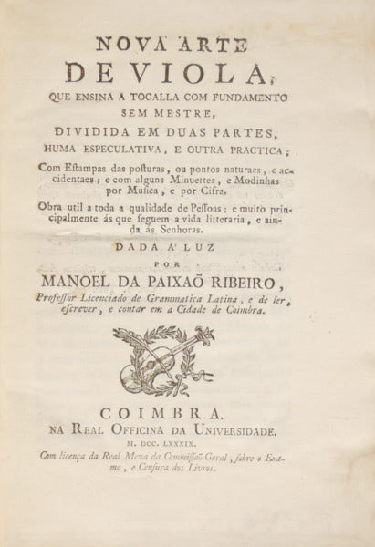 NOVA ARTE DE VIOLA,