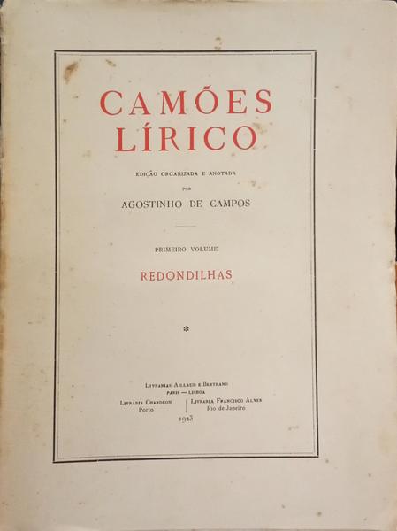 CAMÕES. (Luis Vaz de) CAMÕES LÍRICO. [4 VOLS.]