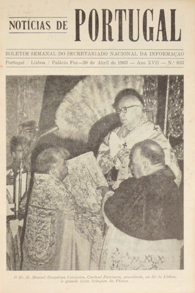 NOTÍCIAS DE PORTUGAL, N.º 833, 20 DE ABRIL DE 1963 - N.º 884, 11 DE ABRIL DE 1964.