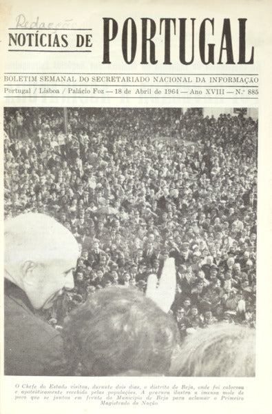 NOTÍCIAS DE PORTUGAL, N.º 885, 18 DE ABRIL DE 1964 - N.º 1040, 08 DE ABRIL DE 1967. [3 VOLS.]