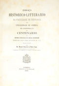 ESBOÇO HISTORICO-LITTERARIO DA FACULDADE DE THEOLOGIA DA UNIVERSIDADE DE COIMBRA.