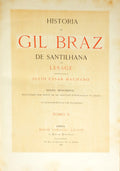 HISTORIA DE GIL BRAZ DE SANTILHANA. [1885, DAVID CORAZZI EDITOR]