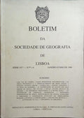 BOLETIM DA SOCIEDADE DE GEOGRAFIA DE LISBOA, N.º 1-6, JANEIRO-JUNHO 1989.
