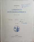 ANNALES DE L'INSTITUT OCÉANOGRAPHIQUE, FASCICULE 1, TOME XLVIII.