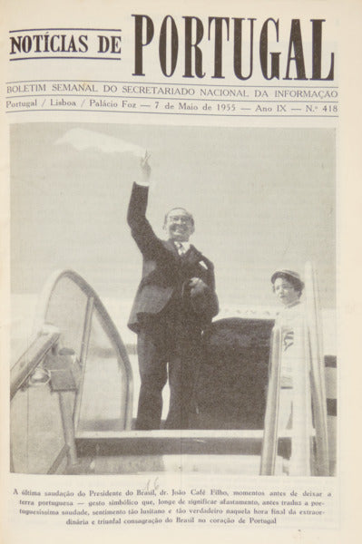 NOTÍCIAS DE PORTUGAL, N.º 418, 7 DE MAIO DE 1955 - N.º 469, 28 DE ABRIL DE 1956.
