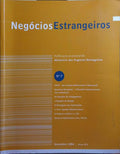 NEGÓCIOS ESTRANGEIROS, N.º 7, SETEMBRO 2004 - N.º 8, JULHO 2005.