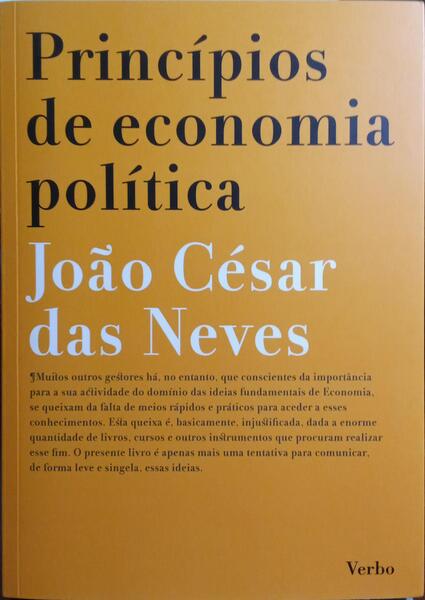PRINCÃPIOS DE ECONOMIA POLÃTICA. [6.Âª EDIÃ‡ÃƒO]