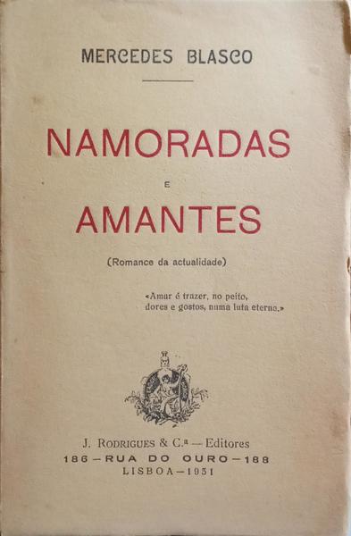 BLASCO. (Mercedes) NAMORADAS E AMANTES.