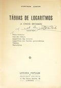 CORTADA JÚNIOR. TÁBUAS DE LOGARITMOS (A CINCO DÉCIMAIS).