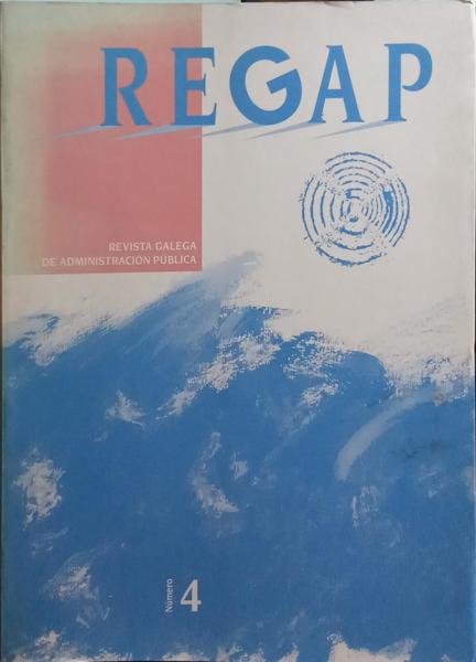 REGAP - REVISTA GALEGA DE ADMINISTRACIÓN PÚBLICA , N.º 4, 1992.