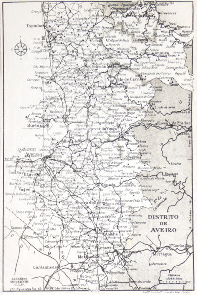 DISTRITOS DE PORTUGAL CONTINENTAL. [MAPAS]