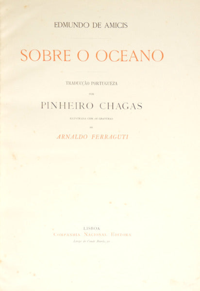 AMICIS. (Edmundo de) SOBRE O OCEANO.