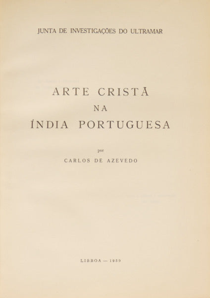 ARTE CRISTÃƒ NA ÃNDIA PORTUGUESA.
