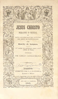 JESUS CHRISTO PERANTE O SECULO, OU NOVOS TESTEMUNHOS DAS SCIENCIAS EM ABONO DO CATHOLICISMO.