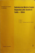 CONFERÊNCIA DOS MINISTROS EUROPEUS RESPONSÁVEIS PELOS ASSUNTOS DA FAMÍLIA, SÍNTESE.