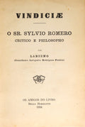 LABIENO. VINDICIAE, O SR. SYLVIO ROMERO, CRITICO E PHILOSOPHO.