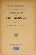 REIS MAIA. (José Marques Barbosa dos) DIREITO GERAL DAS OBRIGAÇÕES.
