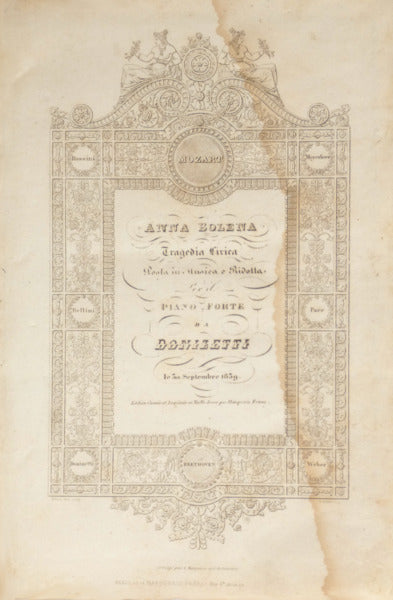 DONIZETTI. (Gaetano) ANNA BOLENA.