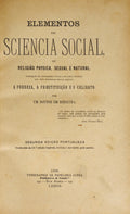 ELEMENTOS DE SCIENCIA SOCIAL, OU RELIGIÃO PHYSICA, SEXUAL E NATURAL.