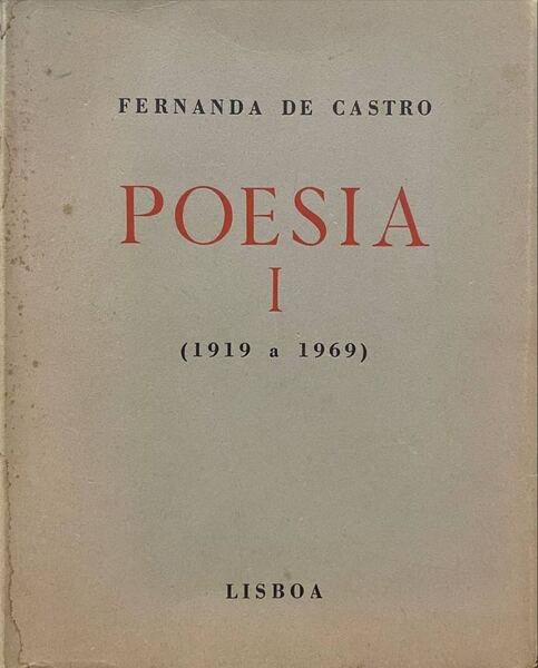 POESIA I, 1919-1969.