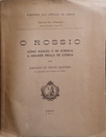 MATOS SEQUEIRA. (Gustavo de) O ROSSIO, COMO NASCEU E SE FORMOU A GRANDE PRAÇA DE LISBOA.