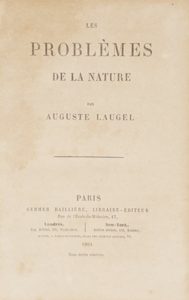 LES PROBLÃˆMES DE LA NATURE.