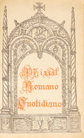 MISSAL ROMANO QUOTIDIANO. [2.Âª EDIÃ‡ÃƒO]