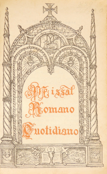 MISSAL ROMANO QUOTIDIANO. [2.Âª EDIÃ‡ÃƒO]