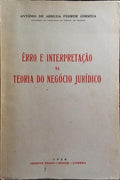 ÃŠRRO E INTERPRETAÃ‡ÃƒO NA TEORIA DO NEGÃ“CIO JURÃDICO.