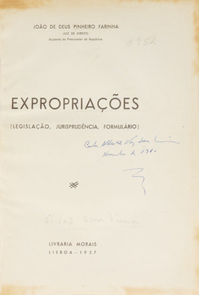 EXPROPRIAÇÕES.