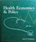 HEALTH ECONOMICS & POLICY.