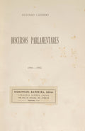 DISCURSOS PARLAMENTARES, 1880-1885.