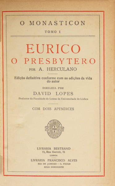 O MONASTICON. [2 OBRAS EM 3 VOLS.]