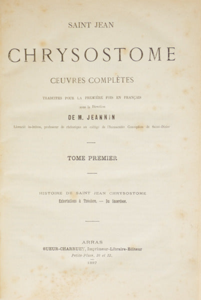 OEUVRES COMPLÈTES