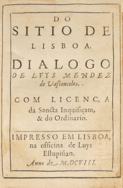 DO SITIO DE LISBOA.