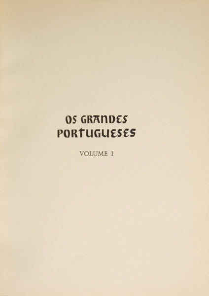 OS GRANDES PORTUGUESES. [2 VOLS.]