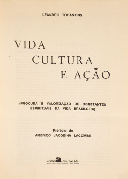 VIDA CULTURA E AÇÃO.