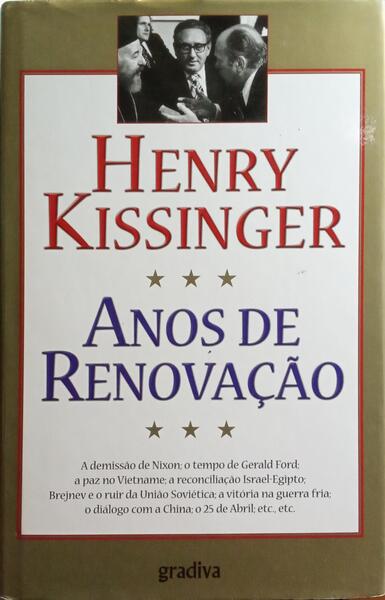 ANOS DE RENOVAÇÃO. [1.ª EDIÇÃO]