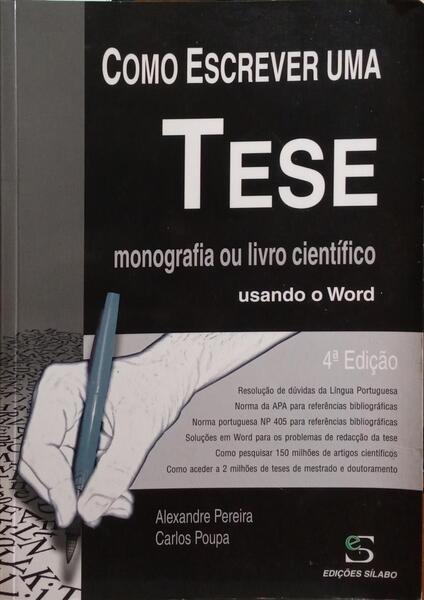 COMO ESCREVER UMA TESE.