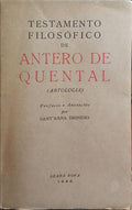 TESTAMENTO FILOSÓFICO DE ANTERO DE QUENTAL.