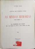 AS MINHAS MEMÃ“RIAS: COISAS DE TEMPOS IDOS, VOLUME II.