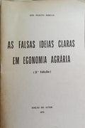 AS FALSAS IDEIAS CLARAS EM ECONOMIA AGRÃRIA.