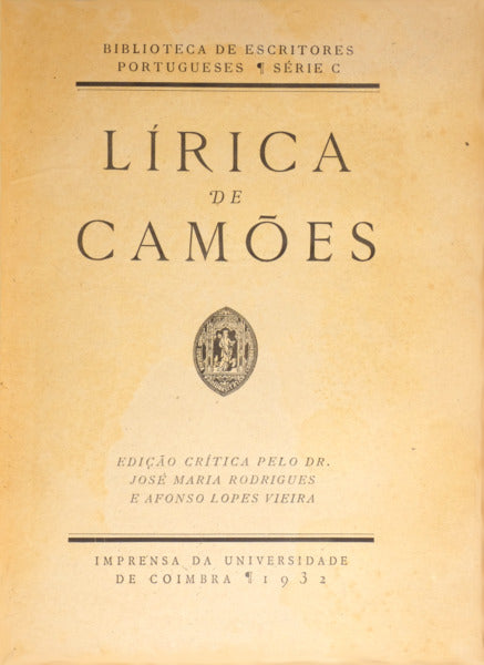 LÍRICA DE CAMÕES.