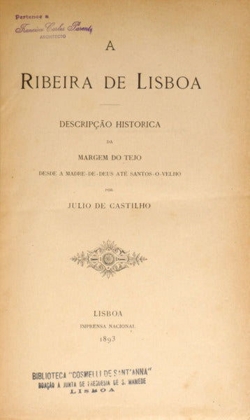 A RIBEIRA DE LISBOA.