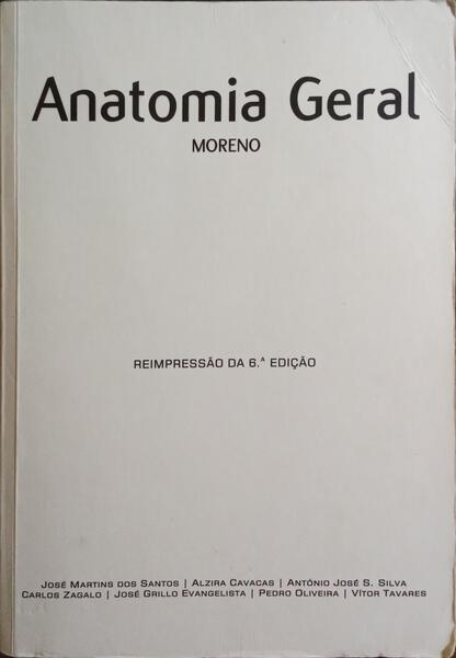 ANATOMIA GERAL, MORENO.