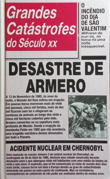 GRANDES CATÁSTROFES DO SÉCULO XX.