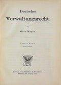 DEUTSCHES VERWALTUNGSRECHT. [VOL. 2, 2.ª EDIÇÃO]