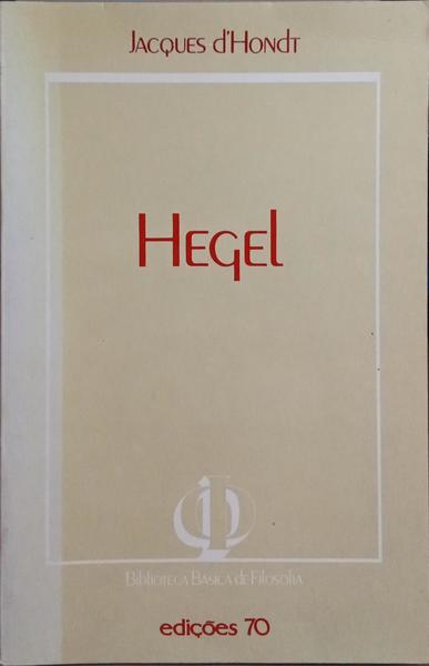 HEGEL. [EDIÇÃO DE 1999]