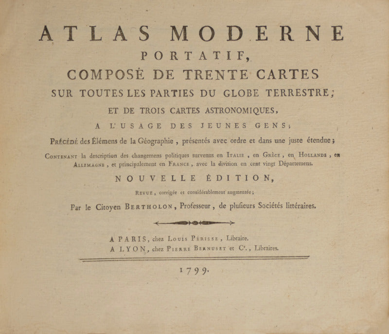 ATLAS MODERNE PORTATIF.