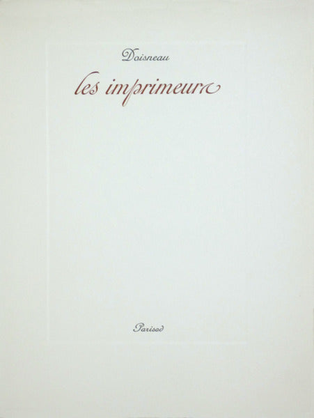 LES IMPRIMEURS.